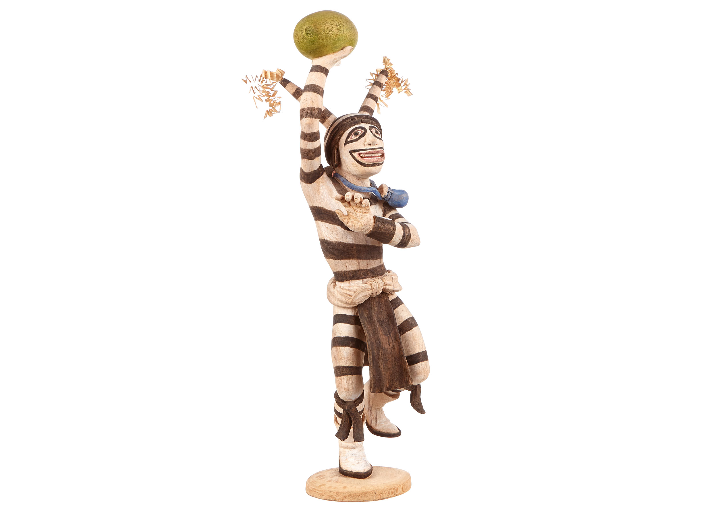 Hopi Kachina Clown • Lowell Talashoma Sr. • Pappelholz